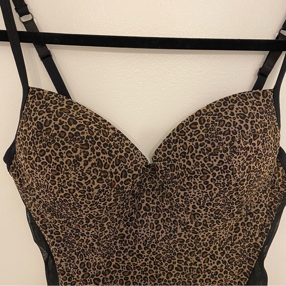 H&M leopard print and black Y2K Witchy corset Bustier women’s size 36 C(31) - Picture 9 of 11